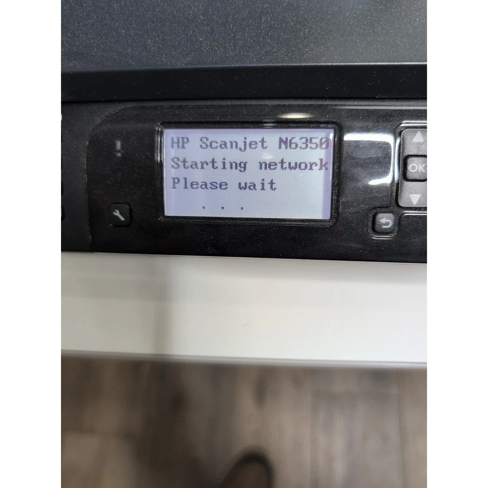 HP ScanJet N6350 Flatbed ADF Duplex CCD USB Ethernet Network